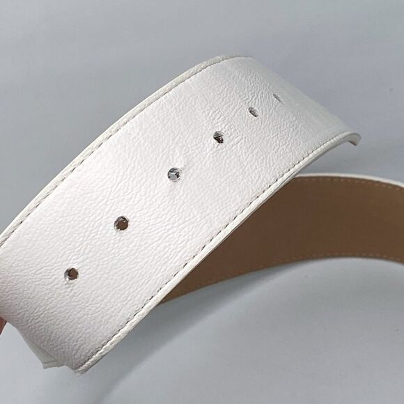 Sergio Hudson Square Buckle Wide Leather Belt size 12 main image 12